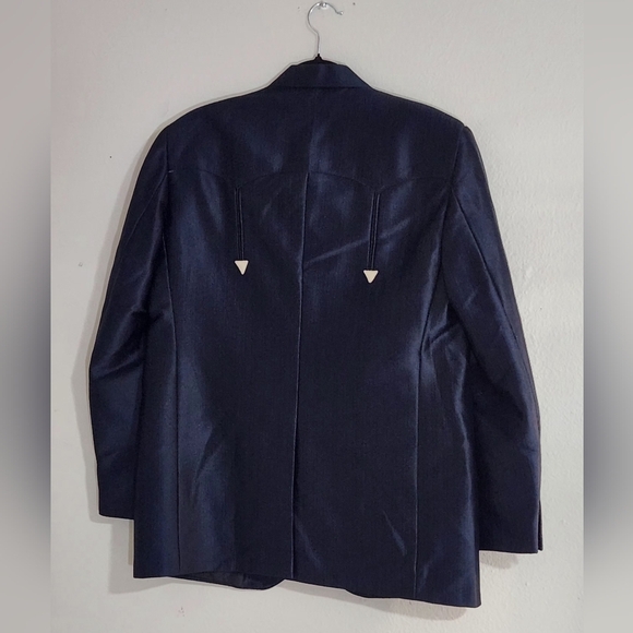 CAWBOY SUIT L MEN'S NAVY BLUE - Picture 2 of 16